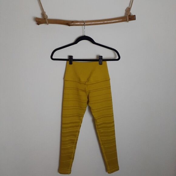 Avocado   Leggings  Yellow Stripped Samatha Style - Picture 3 of 7
